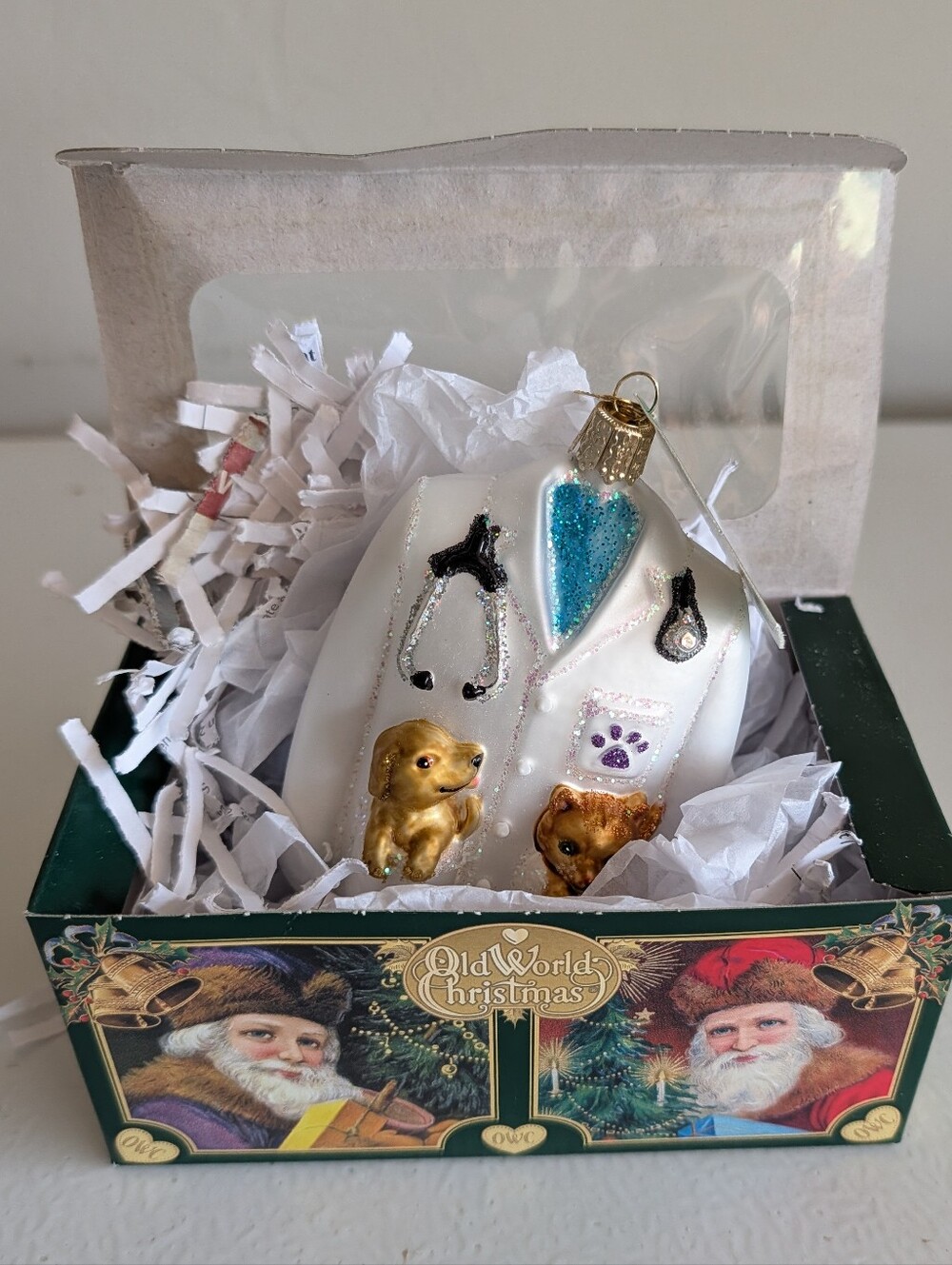 NWT Veterinarian Old World Christmas Ornament